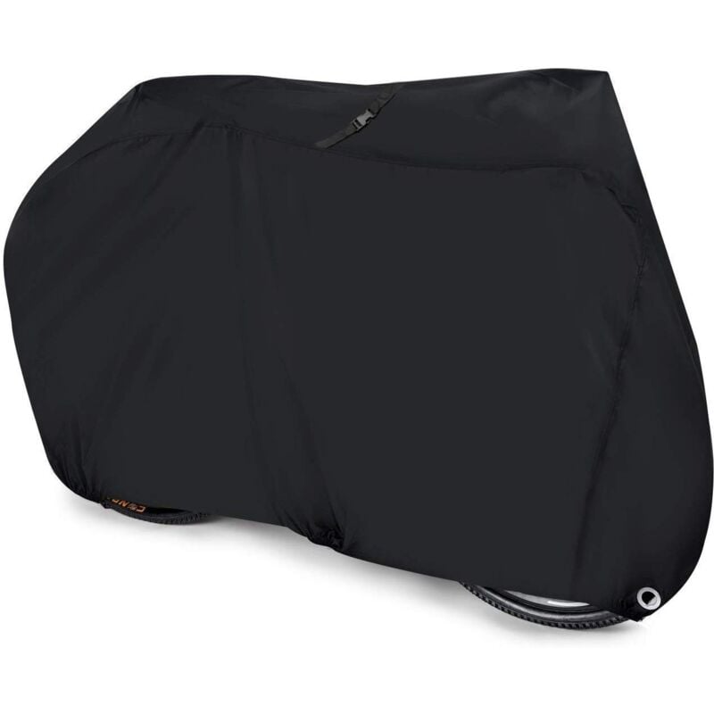 Housse de vélo Housse de pluie imperméable en nylon 190T Protection contre la pluie uv Housse anti-poussière robuste pour vtt, vélo de route avec sac