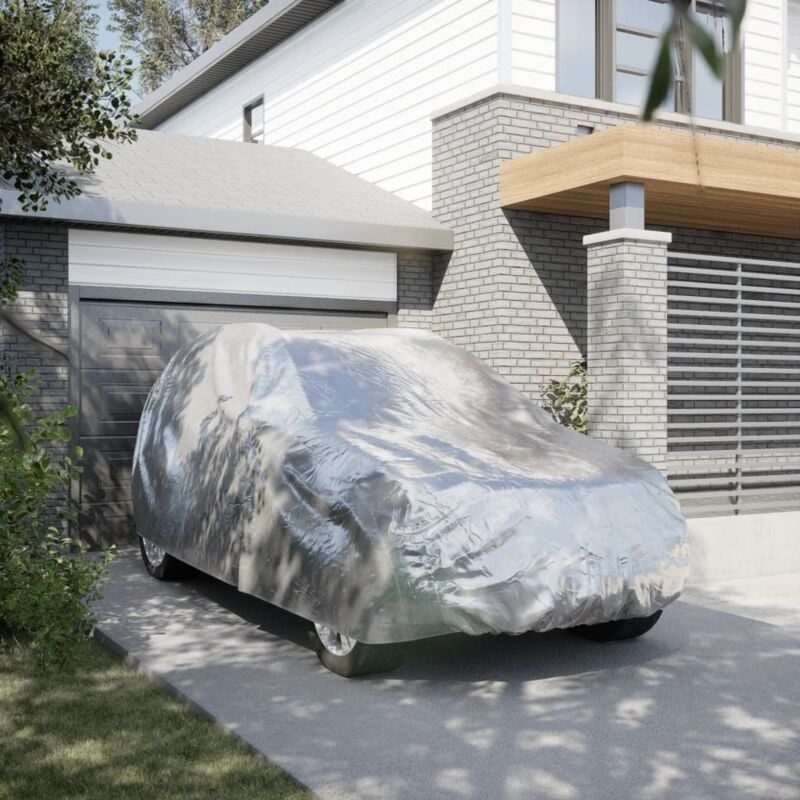 Housse de voiture suv avec sangles à boucle complète argenté xl Vidaxl n/a