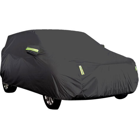 Housse de voiture complète avec bande réfléchissante, protection solaire, anti-poussière et imperméable, résistante aux UV et aux rayures, pour voiture d'affaires 4X4/SUV
