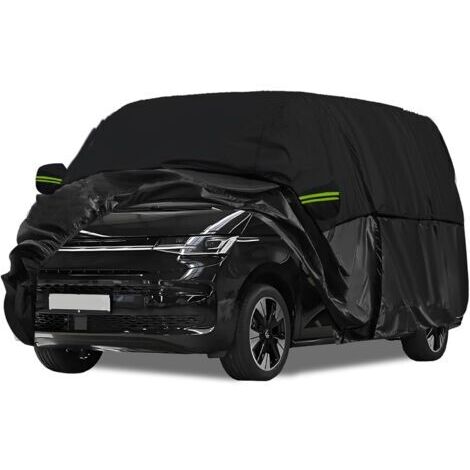 Housse de voiture complète pour VW T5 T6 SWB - Bâche de voiture avec fermeture éclair de porte latérale