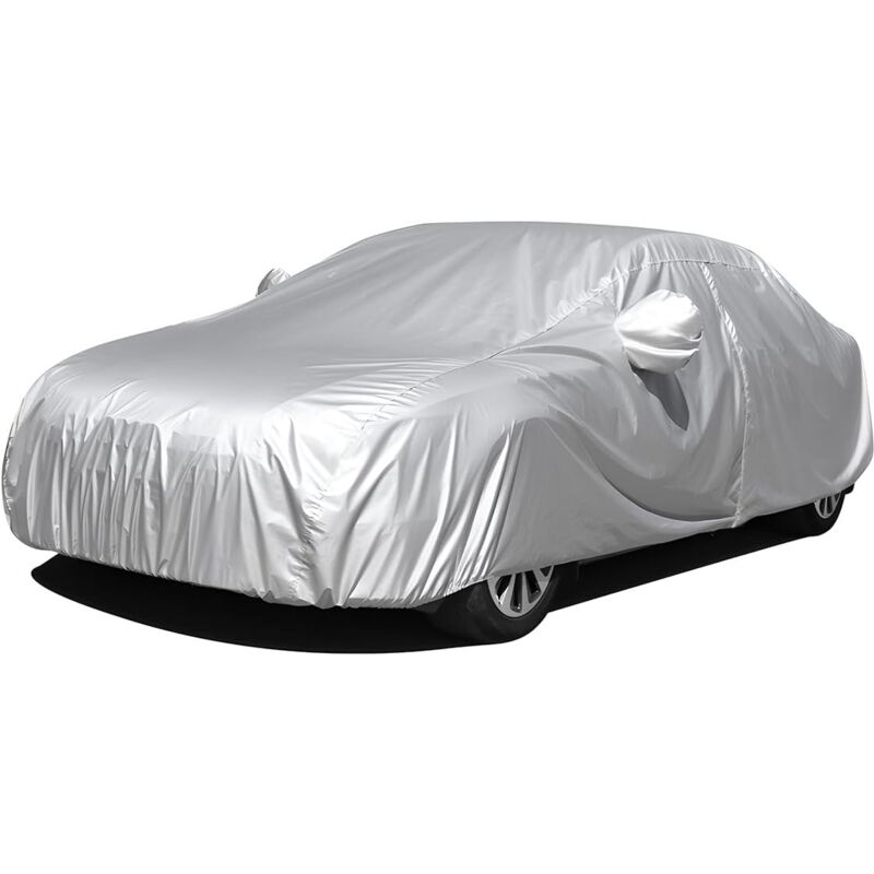 Housse De Voiture Complète Universelle, Housse De Voiture Complète Pluie Poussière Soleil Protection UV, Housse De Voiture Imperméable Et Respirante,