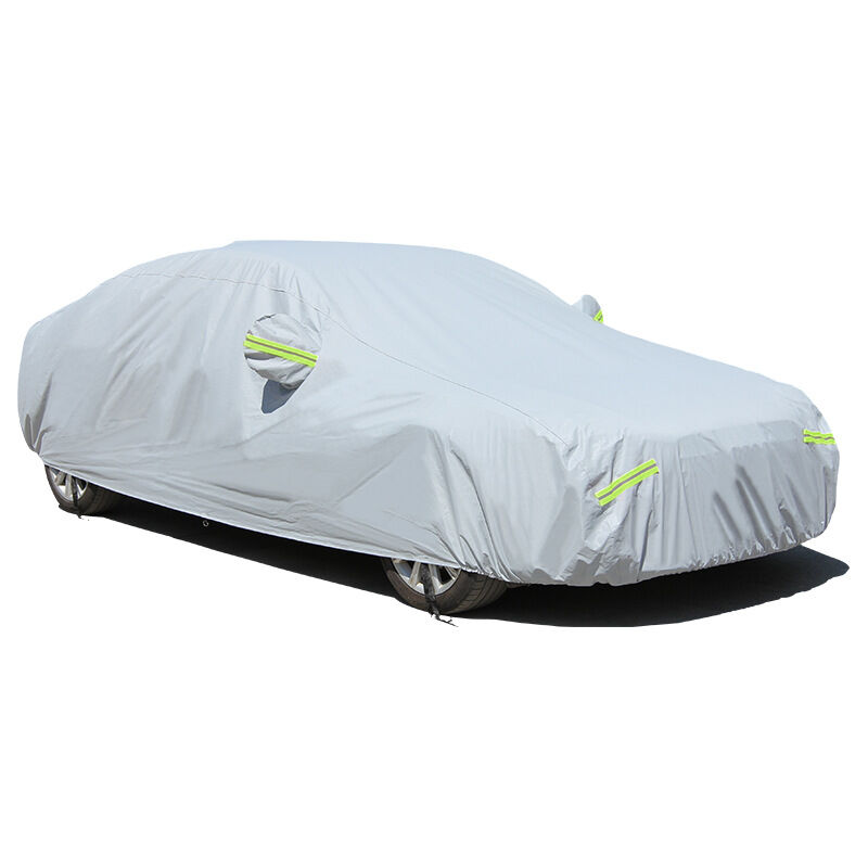 Housse de voiture couverture complète quatre saisons épaississement général et coton imperméable parasol anti-grêle pare-soleil couverture housse de