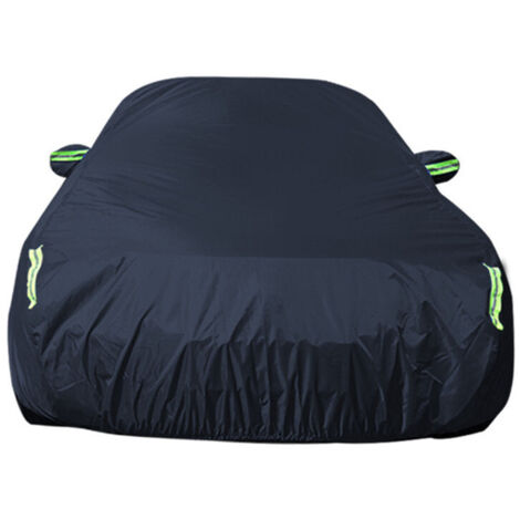 Housse De Voiture De Berline De Protection Solaire Antigel Antigel Imperméable À La Pluie en Taffetas De Polyester 190T Personnalisé - Tissu Oxford 420D Épaissi Noir XXL: 510175120CM