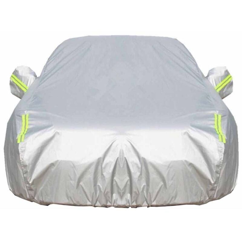 Tonchean - Housse de protection 190t pour voiture étanche, compartiment ouvert, doublure en coton respirant, sédan uv anti-poussière de neige