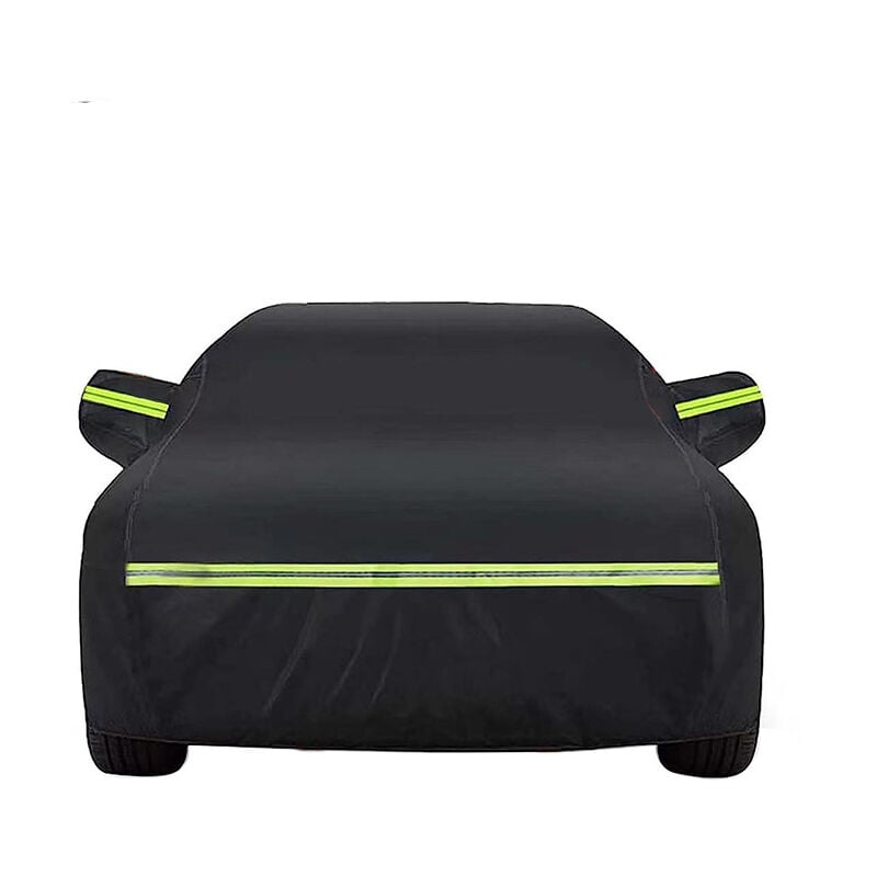 Tonchean - Housse de voiture imperméable, housse de voiture extérieure en coton avec fermeture éclair pour hayon, anti-UV, respirante, résistante à