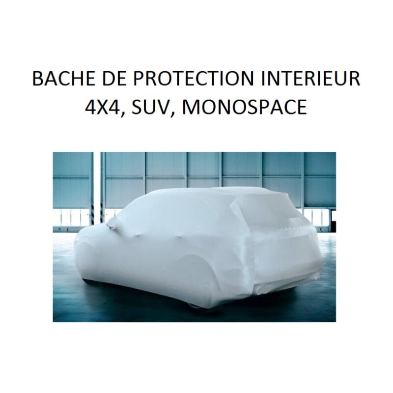 Housse de protection voiture 4X4 velours 491x194x146 cm