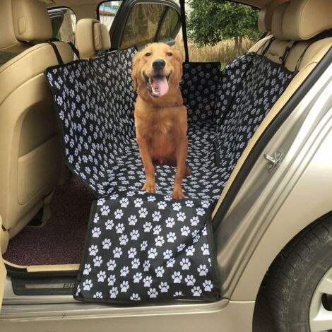 Housse de voiture pour chien imperméable – Protection banquette arrière – Conception pliable et facile à nettoyer – Installation rapide avec sangles
