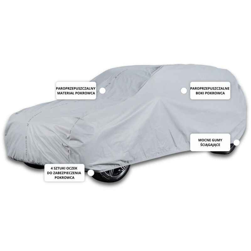 Housse de voiture pour SUV/Minivan 505-530 Bâche automobile classique toutes années