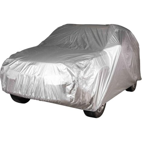 Housse De Voiture SUV - 1 Pièce - Oxford 150D - Imperméable Et Anti-UV - Protection Extérieure - 457x185x145cm Argent
