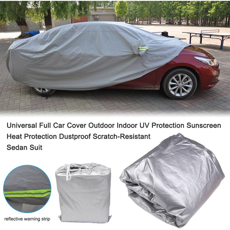 Housse De Voiture Universelle, Protection Uv, Protection Contre La Chaleur Antipoussiere, M