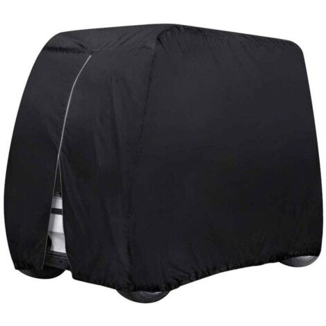 Housse De Voiturette De Golf étanche pour 4 Passagers, Convient à EZ GO, Club Car Yamaha, avec Tissu Oxford Durable étanche à La Poussière 210D，275×122×168cm