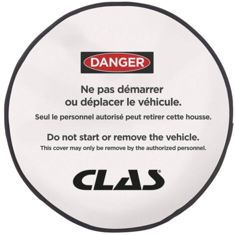 Housse de volant danger pour condamner véhicules à inspection - EG 0031 - CLAS Equipements