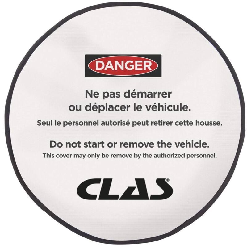 Housse de volant danger pour condamner véhicules à inspection - eg 0031 Clas Equipements