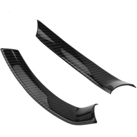 Housse de volant Keenso, 1 paire, autocollante en fibre de carbone, pour volants Romeo Stelvio 2017-2018 et Giulia 2016-2018