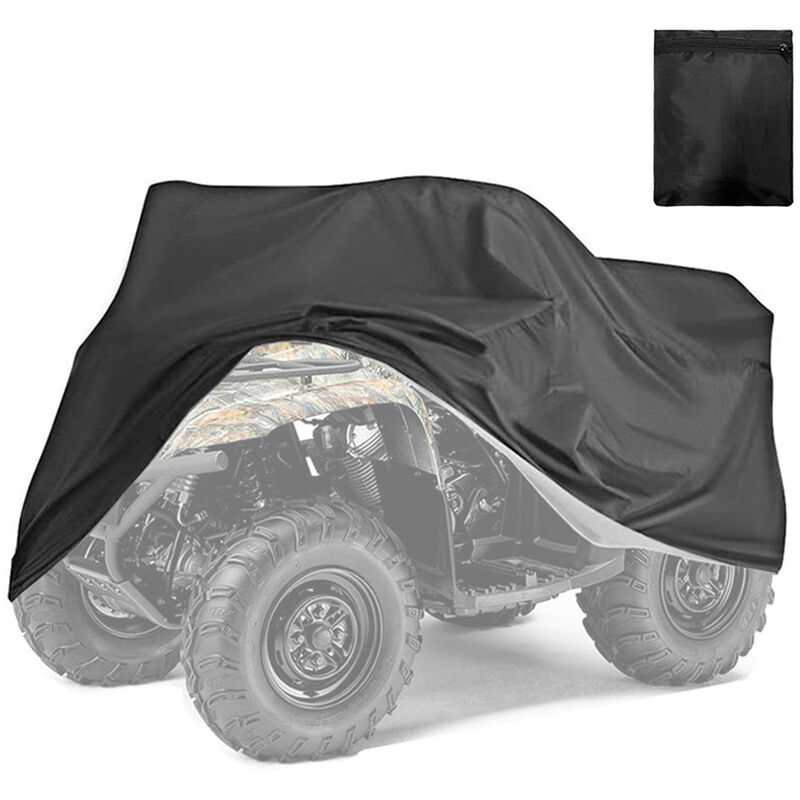 Asupermall - Housse De Vtt Enduite Pu En Tissu Oxford 210D, Housse De Protection Impermeable Et Anti-Poussiere, 220*98*106Cm