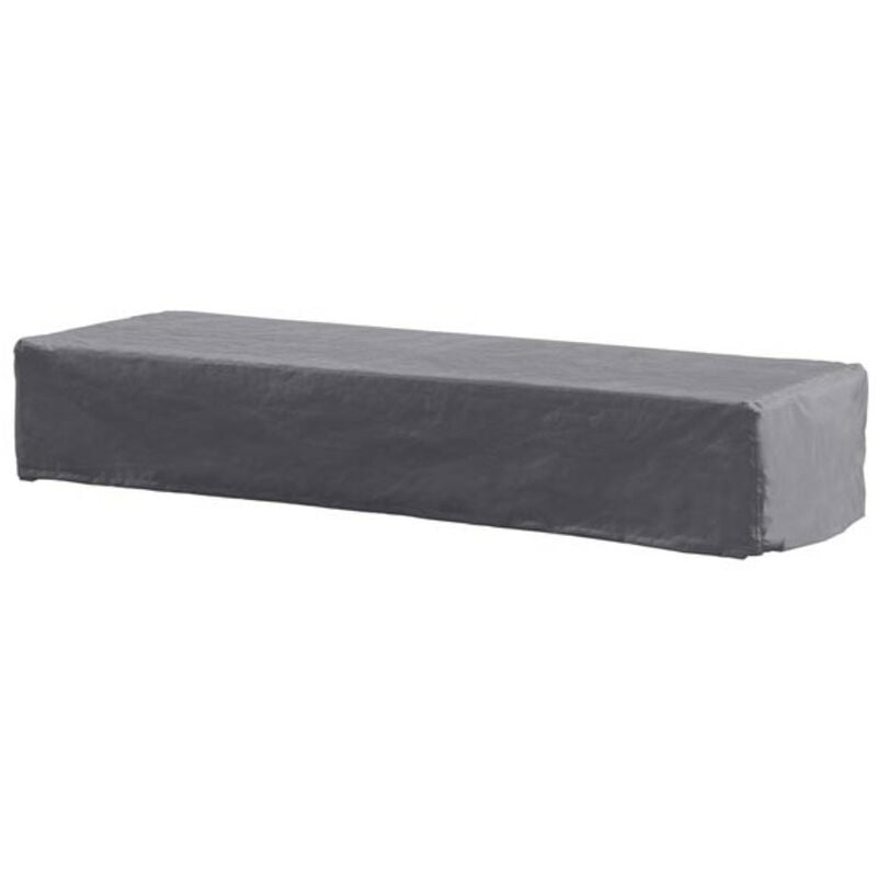 Housse d'extérieur pour chaise longue, gris, 200 cm x 75 cm x 40 cm - Perel