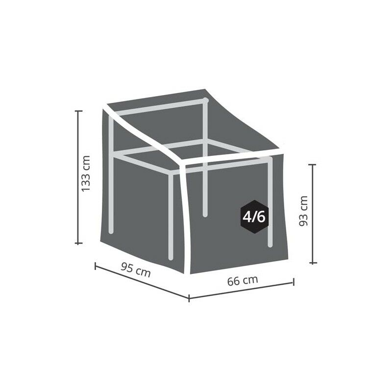 Housse D'Extérieur Pour Chaises Empilables - 95 Cm