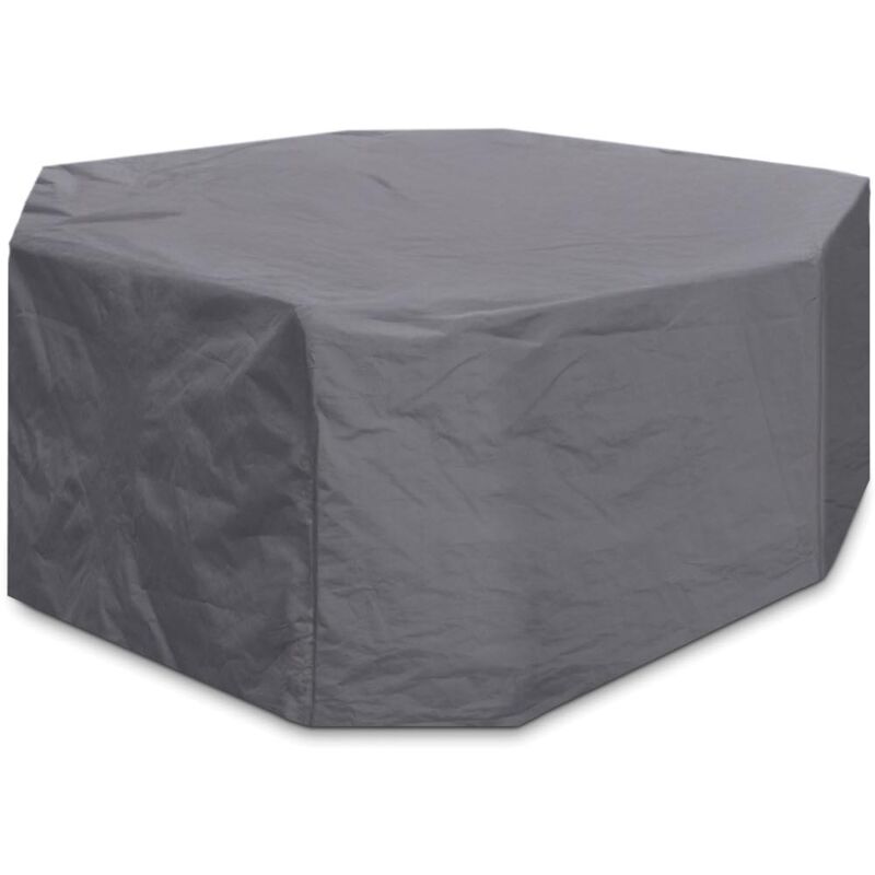 Velleman - Perel Housse d'extérieur pour ensemble de jardin, gris, octogonal, 220 cm x 220 cm x 95 cm Velleman - Perel Housse d'extérieur pour ensemble de jardin, gris, octogonal, 220 cm x 220 cm x 95 cm