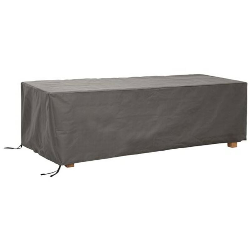 Housse d'extérieur pour table max. 300 cm, gris, rectangulaire, 305 cm x 110 cm x 75 cm - Perel