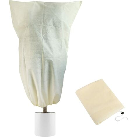 Housse d’Hivernage pour Plantes, Housse de Protection pour Plantes en Hiver, Tissu Non Tissée 60 g/m², 180×120 cm