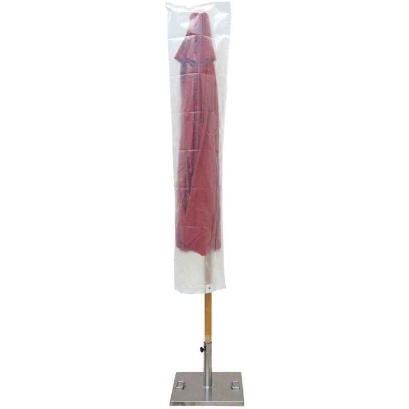 Ribiland - Housse transparente de parasol droit - transparent