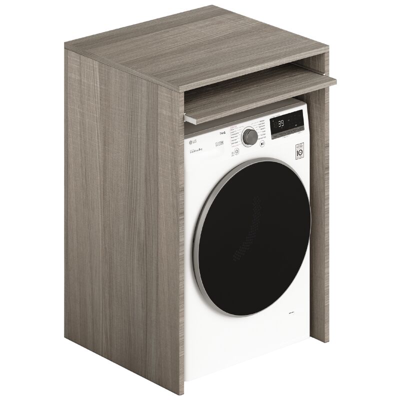 Housse en bois pour lave-linge 71x65x105 orme