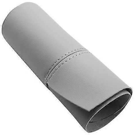 Housse en cuir pour accoudoir de porte Toyota Camry 2006-2012 - Revêtement autocollant pour panneau d'accoudoir de porte intérieure - 2 housses arrière grises