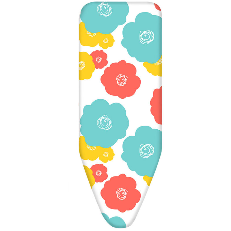 Housse de planche à repasser power vap 140x55cm. fleurs, 1347l5, inofix