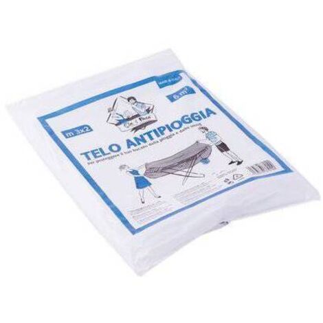 Housse en tissu 3x2 pour le smog de pluie en plastique transparent
