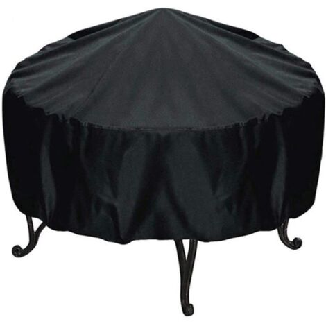 Housse étanche pour brasero rond avec cordon ourlé (122 x 46 cm)