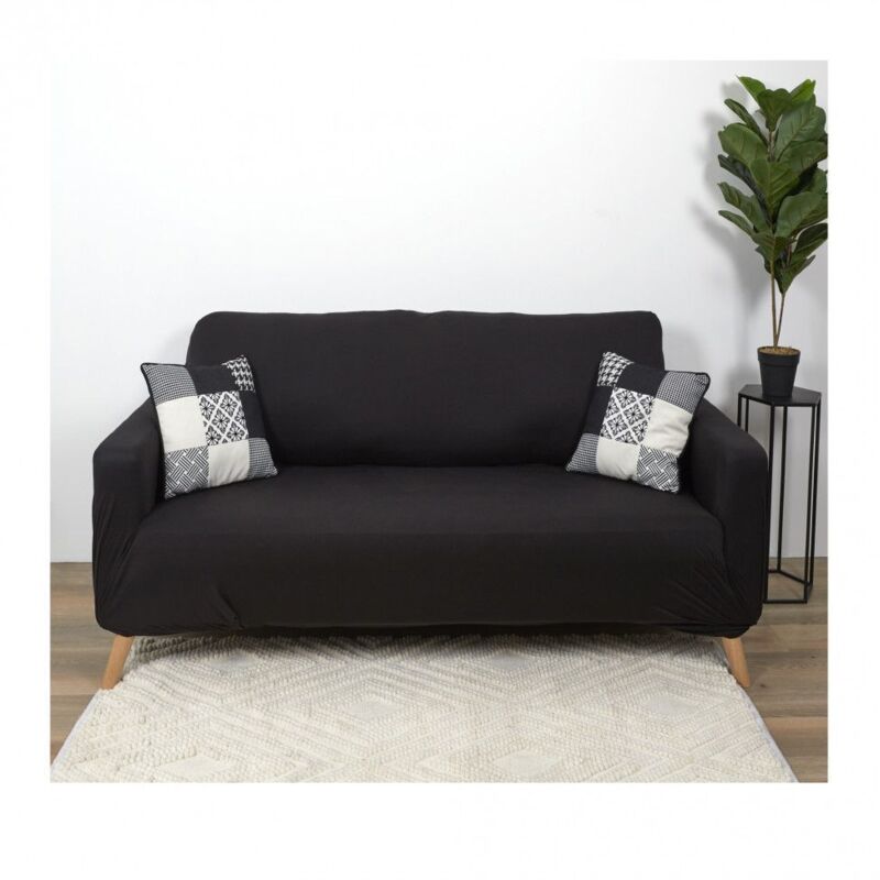 The Home Deco Factory - Housse de canapé extensible Pour canapé 2 places The Home Deco Factory - Housse de canapé extensible Pour canapé 2 places