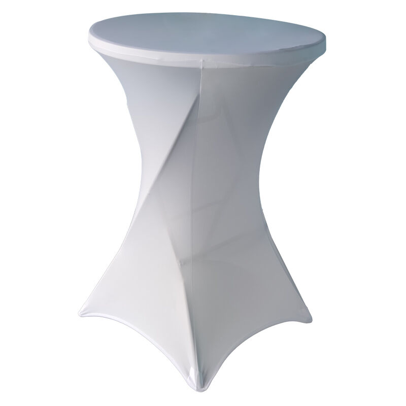 Housse extensible pour mange debout - - Blanc