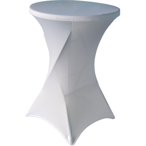 Housse extensible pour mange debout -  - Blanc