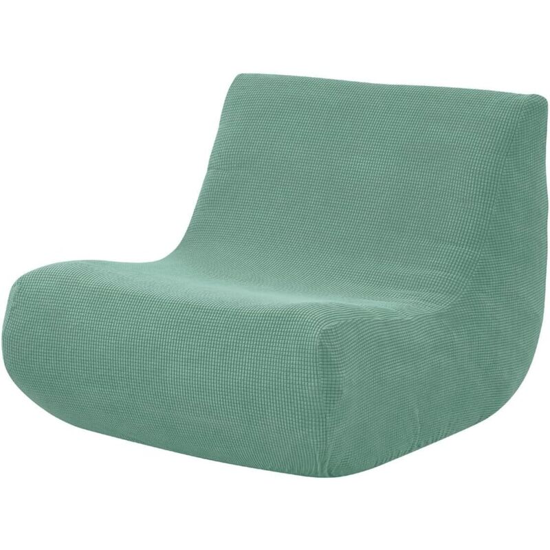 Housse extensible sans accoudoirs couleur unie pour canapés paresseux, tatami, fauteuils bureau, style 4