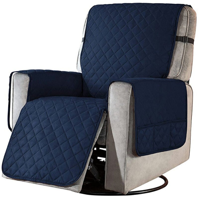 Sinbinta - Housse de Fauteuil Relax avec Poche, Couverture de Chaise Canapé Relax, Applicable à Protection Canape Anti-Rayures Chien et Chat, Housse