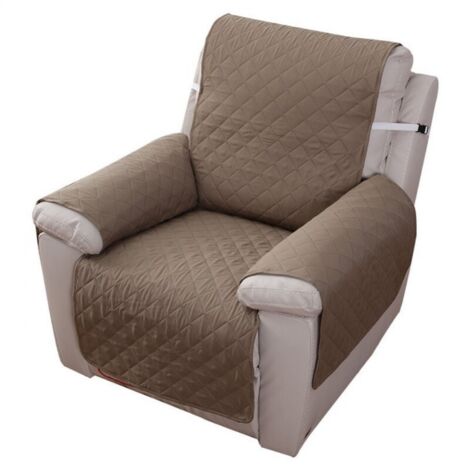 Housse Fauteuil Relax 1 Place, Housse de Canapé Protecteur Inclinable Imperméable pour Chambre （Kaki 55×200）