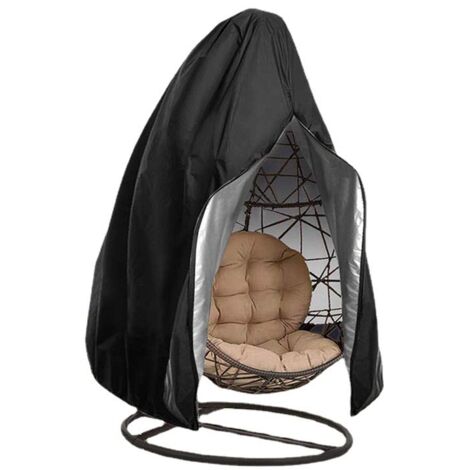 Housse Fauteuil Suspendu, Housse de Protection pour Fauteuil Oeuf, Housse de Chaise Suspendue Exterieur, Housses de Balancelles de Jardin, Imperméable, Anti-UV, Indéchirable (230x200cm)