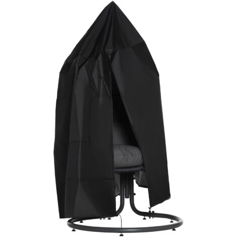Housse fauteuil suspendu Oxford 210D Ø115x190 cm imperméable extérieur