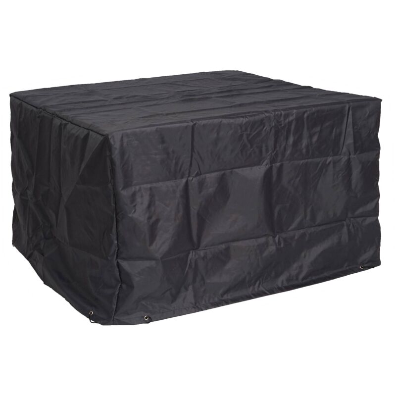 Jamais utilisé] Housse HHG 648, bâche de protection, ensemble de mobilier de jardin extérieur, anthracite, 75x123x123cm