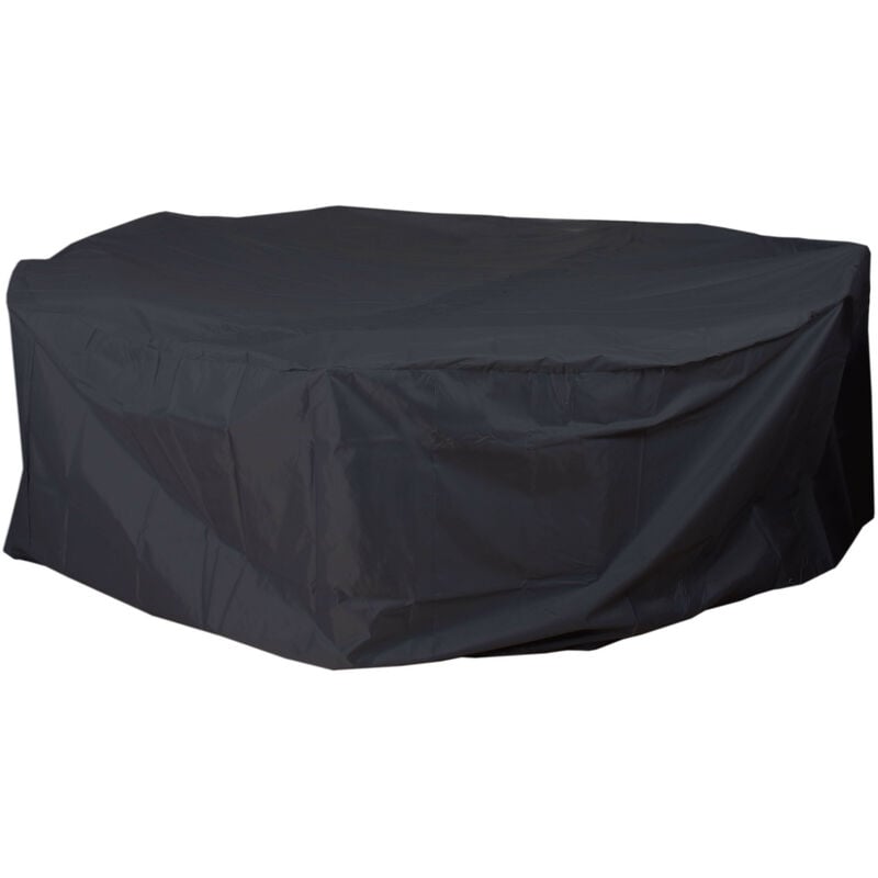 Housse HWC-J41, bâche de protection, ensemble de mobilier de jardin extérieur, anthracite - rond ø 310cm
