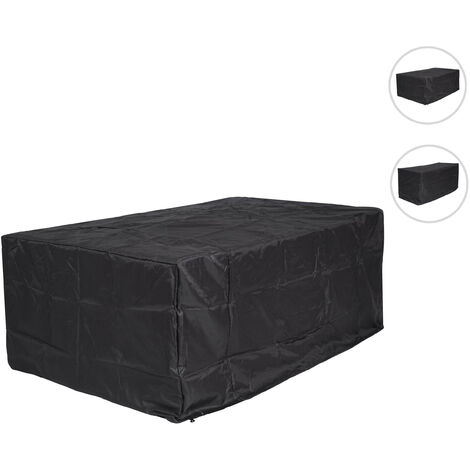 Housse HWC-J41, housse de protection bâche, banc de jardin, anthracite  95x180x75cm