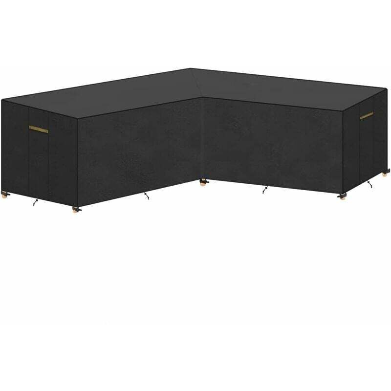 Housse Imperméable pour Canapé Couvrir Mobilier Extérieur Bâche pour Mobilier de Jardin Housse de Protection pour Mobilier Couvrir un Canapé d'angle