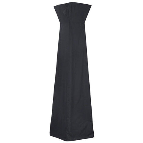 Housse imperméable anti-poussière pour chauffage de terrasse de jardin 81,5 x 225 cm (noir)
