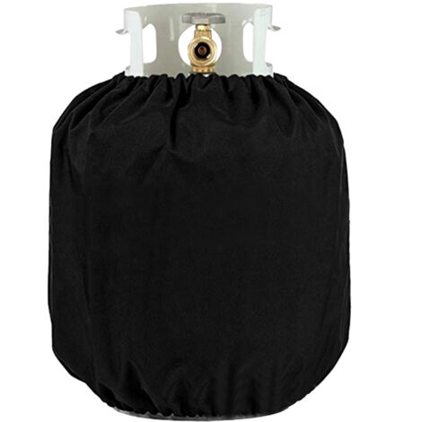 Housse imperméable et anti-poussière pour barbecue de jardin (noire)