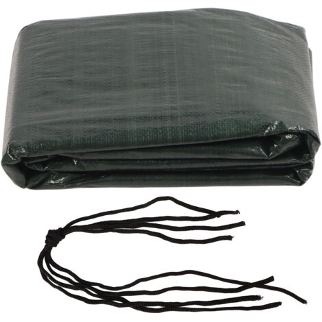 Housse imperméable pour balancelle 2 places, protection UV et pluie, avec double fermeture éclair, en polyéthylène durable pour jardin.