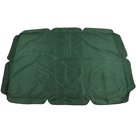 Housse imperméable pour balancelle de jardin, cour, chaise à bascule, en tissu Oxford enduit argenté 210D, balancelle de balcon, vert foncé