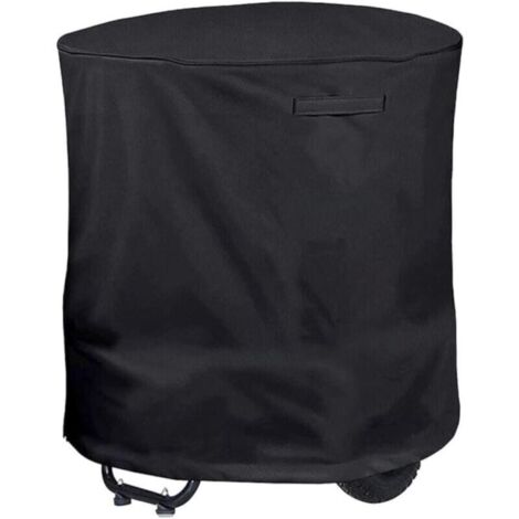Housse imperméable pour broyeur de bois lourd, housse imperméable pour broyeur de bois lourd (noir，85x85x110cm)
