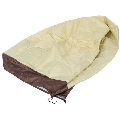Housse imperméable pour canapé-lit d'extérieur, housse de protection pour canapé, protection anti-poussière (beige café)