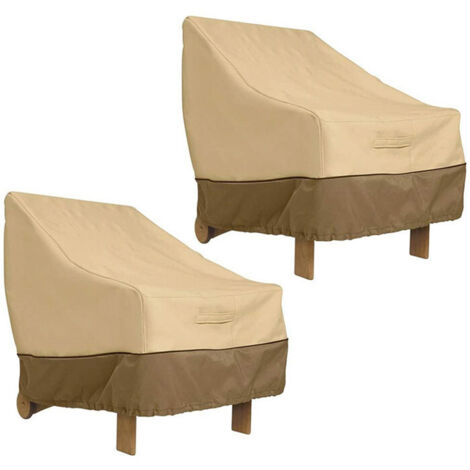Housse imperméable pour fauteuil inclinable de 96,5 cm de profondeur, meuble en 2 pièces