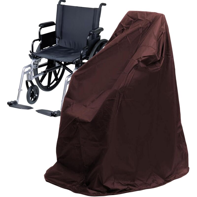 Housse imperméable pour fauteuil roulant - Housse de protection imperméable pour fauteuil roulant électrique - Housse de protection coupe-vent Oxford